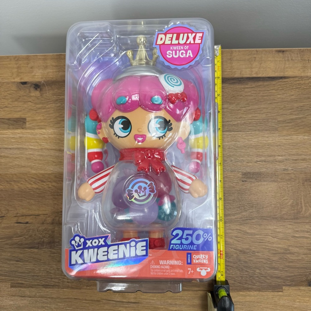 NWT XOX Deluxe Kweenie 11” Mega Kween of Suga Doll Quirky Kweens Pink - Picture 3 of 7